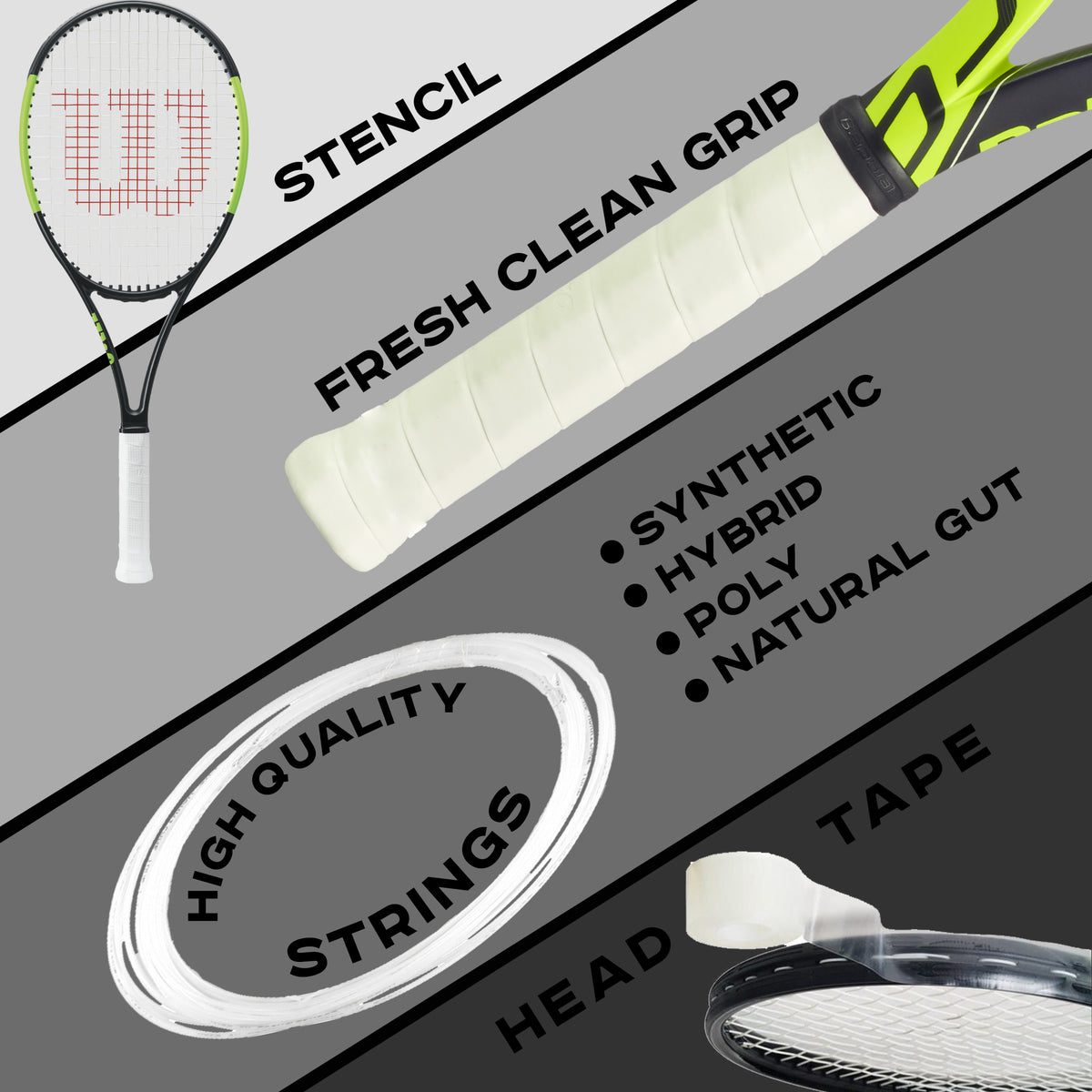 Full Racquet Customization ADULT string48